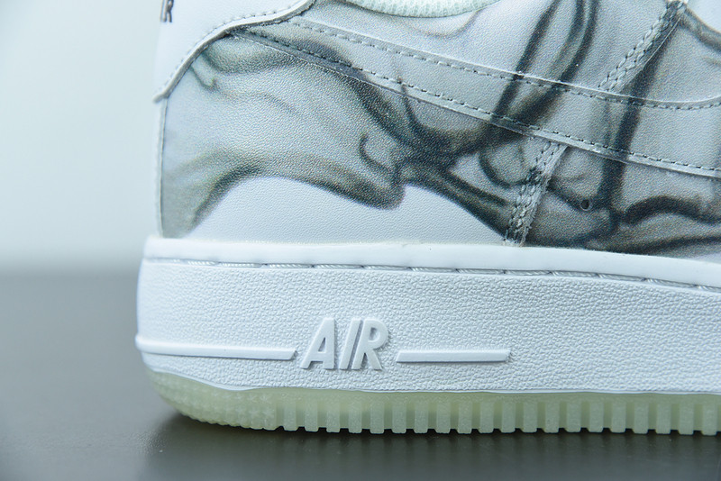 nike air force 1 low skeleton halloween (2018) bq7541-100