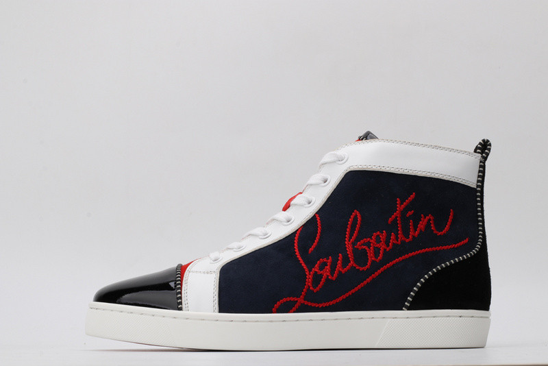 chian louin high top sneaker