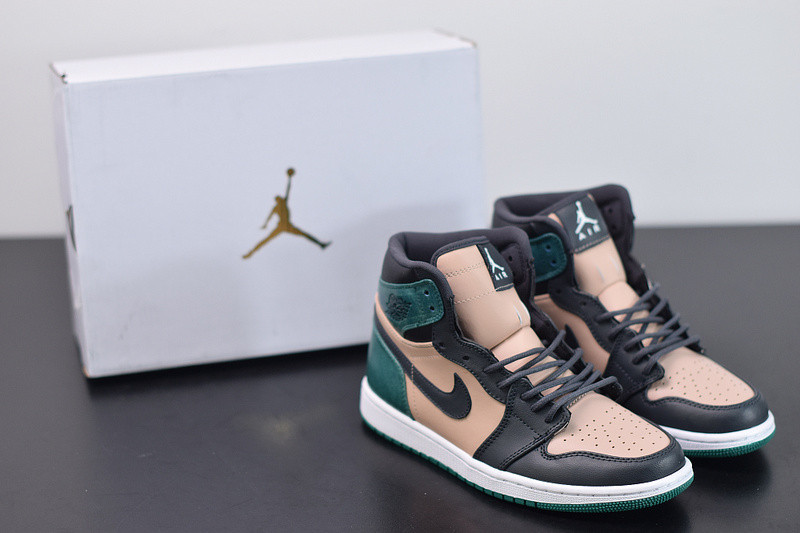 air jordan 1 high cracked metallic leather ah7389-203