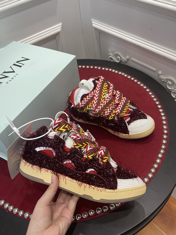 lanvin curb sneaker