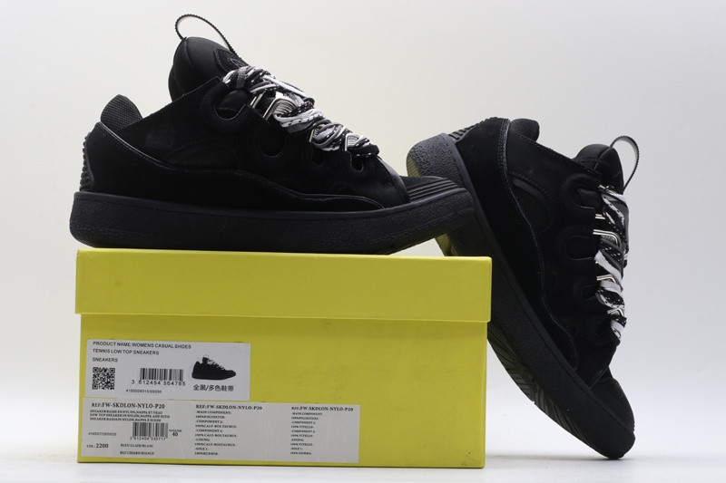 lanvin curb sneaker
