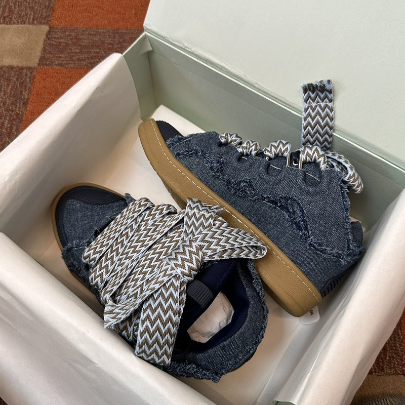 lanvin curb sneaker
