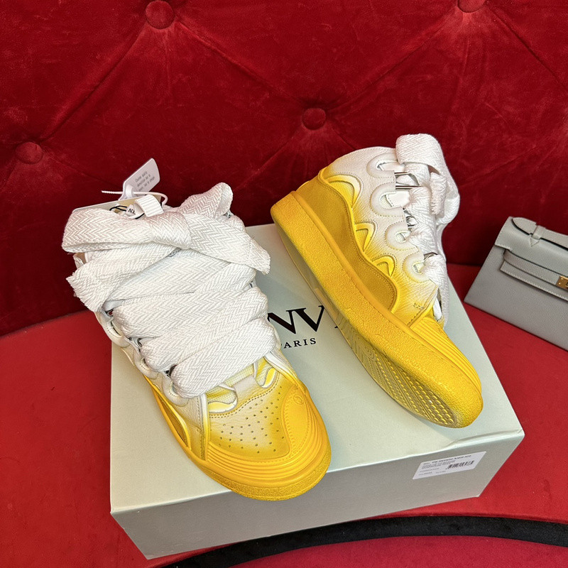 lanvin curb sneaker