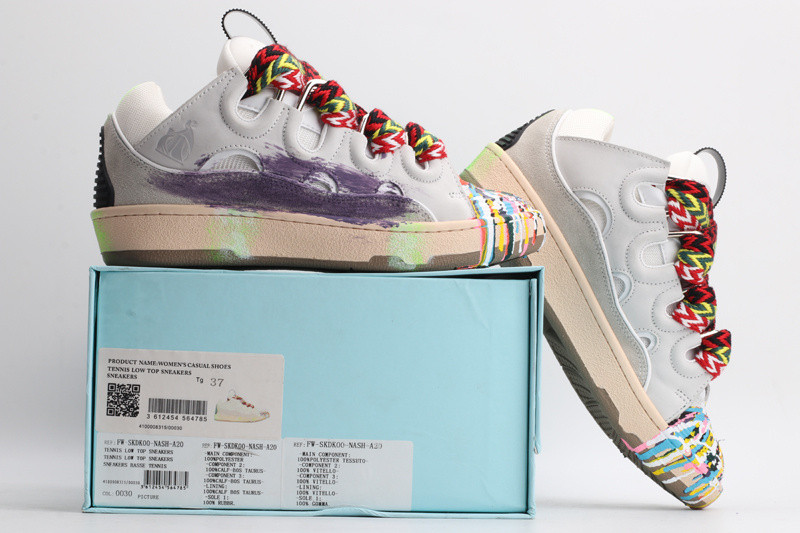 lanvin curb sneaker