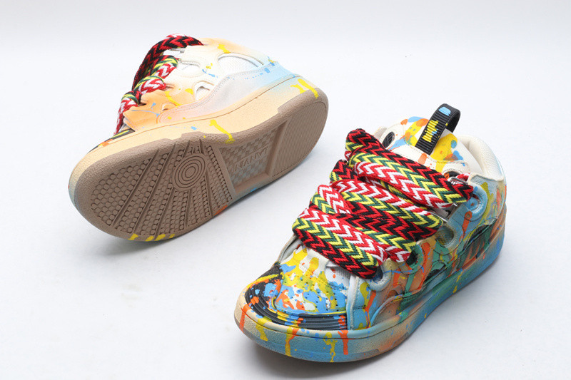 lanvin curb sneaker
