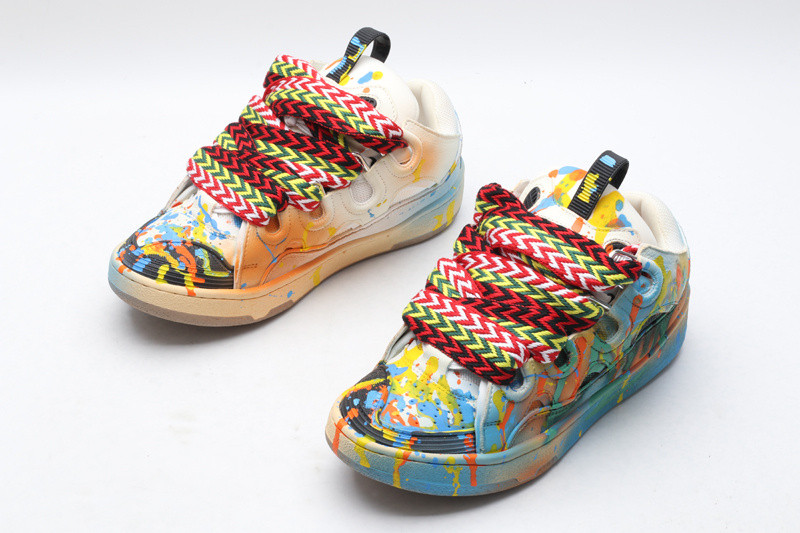 lanvin curb sneaker