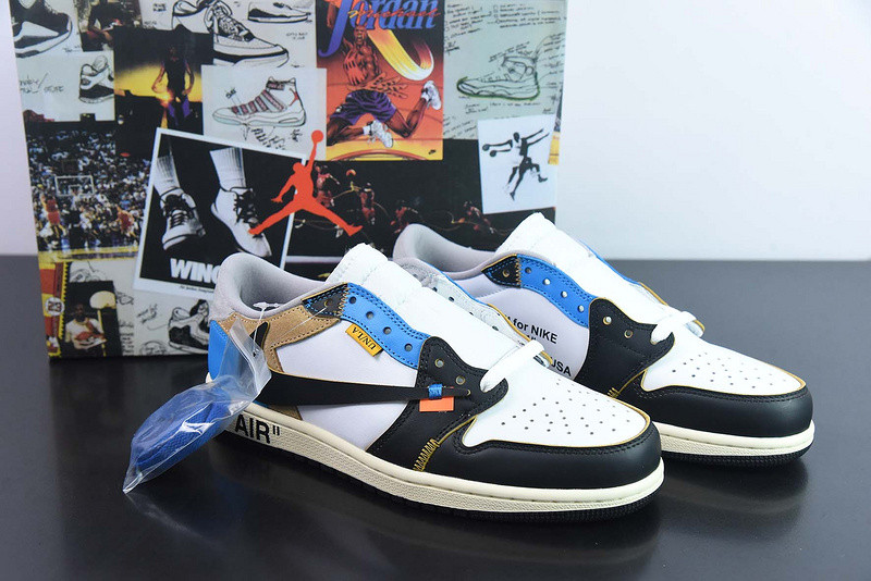 of x air jordan 1 low