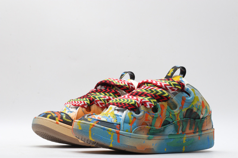 lanvin curb sneaker